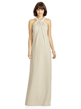 Dessy Collection Style 2971 - Palomino Color - Crepe - In Stock Dress