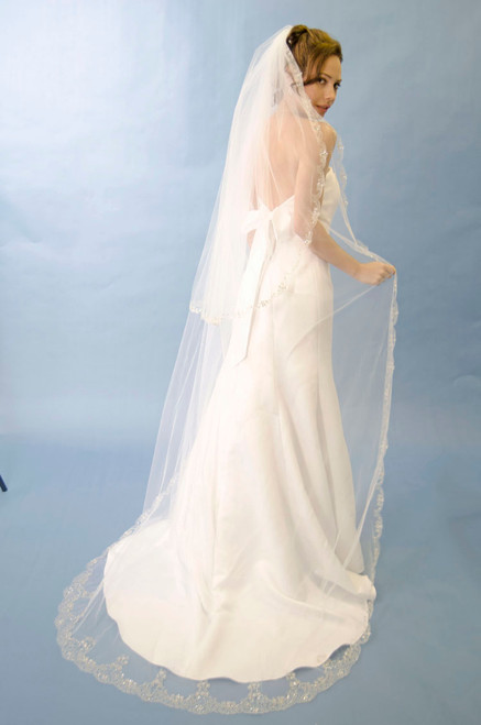 full length veil