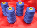 Sewing Machine Polyester Royal Blue Thread 4x 5000M
