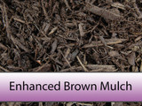Enhanced Brown Bark Mulch