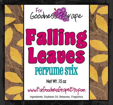 Falling Leaves Solid Perfume Stick