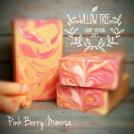 Pink Berry Mimosa Luxury Artisan Soap