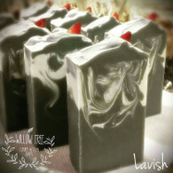 Lavish Spa Luxury Artisan Soap - All Natural with Activated Charcoal & Essential Oils