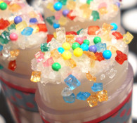 Cotton Candy Confetti Sugar Lip Scrub - Handmade Exfoliating Sugar Lip Scrub