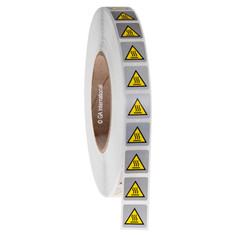HOT SURFACE HAZARD WARNING Symbol Labels - 19 x 19mm #WL-008
