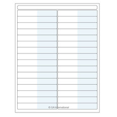 Wrap-Around Cryo Laser Labels (US Letter Size)  - 50.8 x 15.9 + 50.8mm #DFSL-77