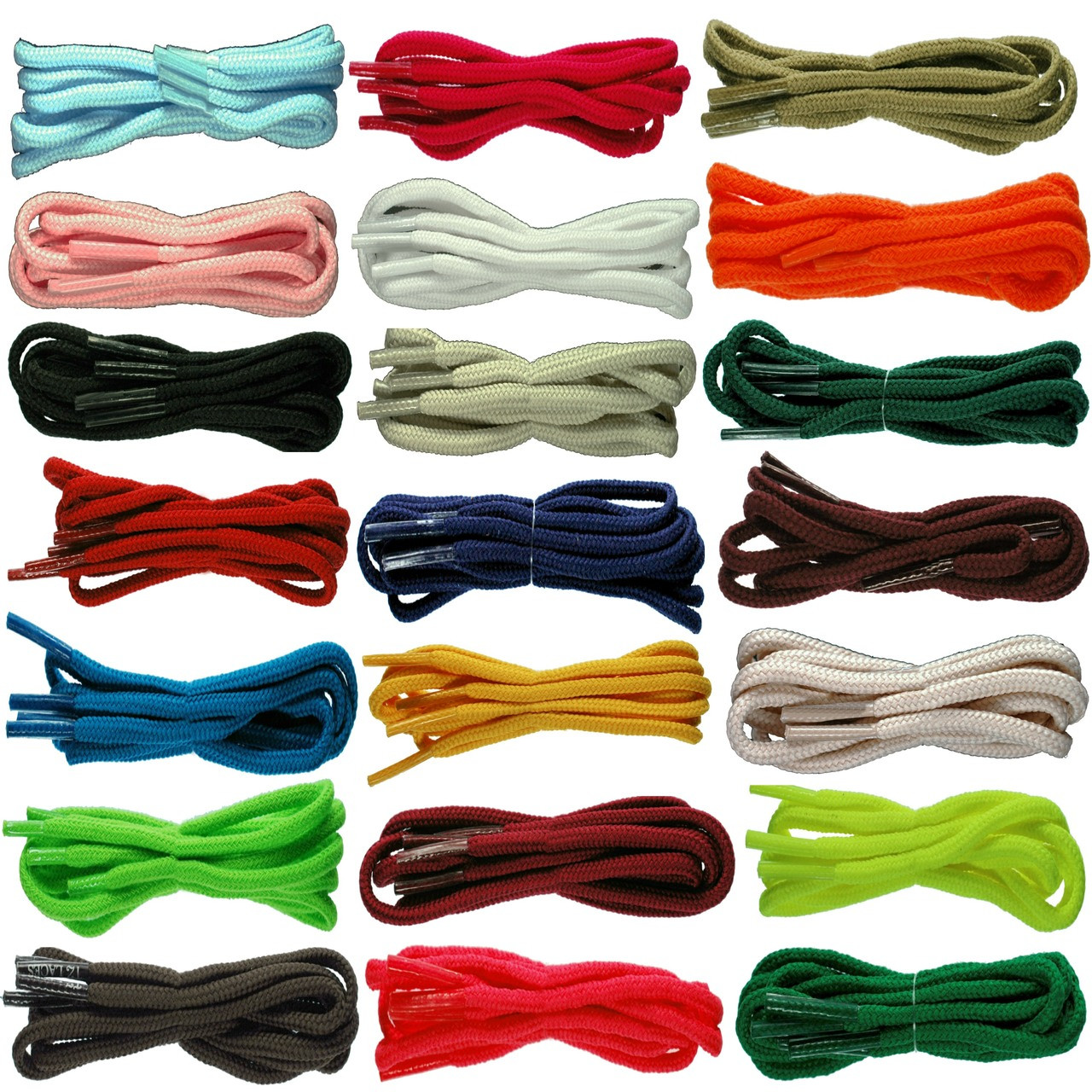 Round 2/3mm Shoe Laces For Shoes/Boots 