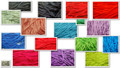 Ovals 8mm Block Colour Fashion Laces Trainers/Hi-tops