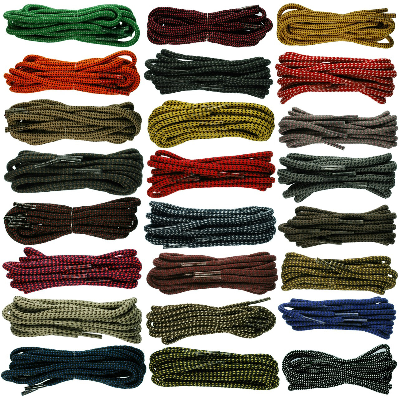 hiking shoelaces Black & Grey  Berghaus Check chose from 14 different lengths 