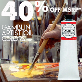 40% OFF MSRP Gamblin Artist Oil Colors 40% OFF MSRP Gamblin Artist Oil Colors
