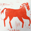 image of Block Printed Horse