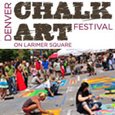 Denver Chalk Art Festival, Larimer Square, Larimer Street between 14th & 15th Streets, Downtown Denver, CO, June 1-2 Denver Chalk Art Festival, Larimer Square, Larimer Street between 14th & 15th Streets, Downtown Denver, CO, June 1-2