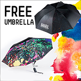 FREE Liquitex Umbrella with $125 purchase of any Liquitex products, while supplies last FREE Liquitex Umbrella with $125 purchase of any Liquitex products, while supplies last