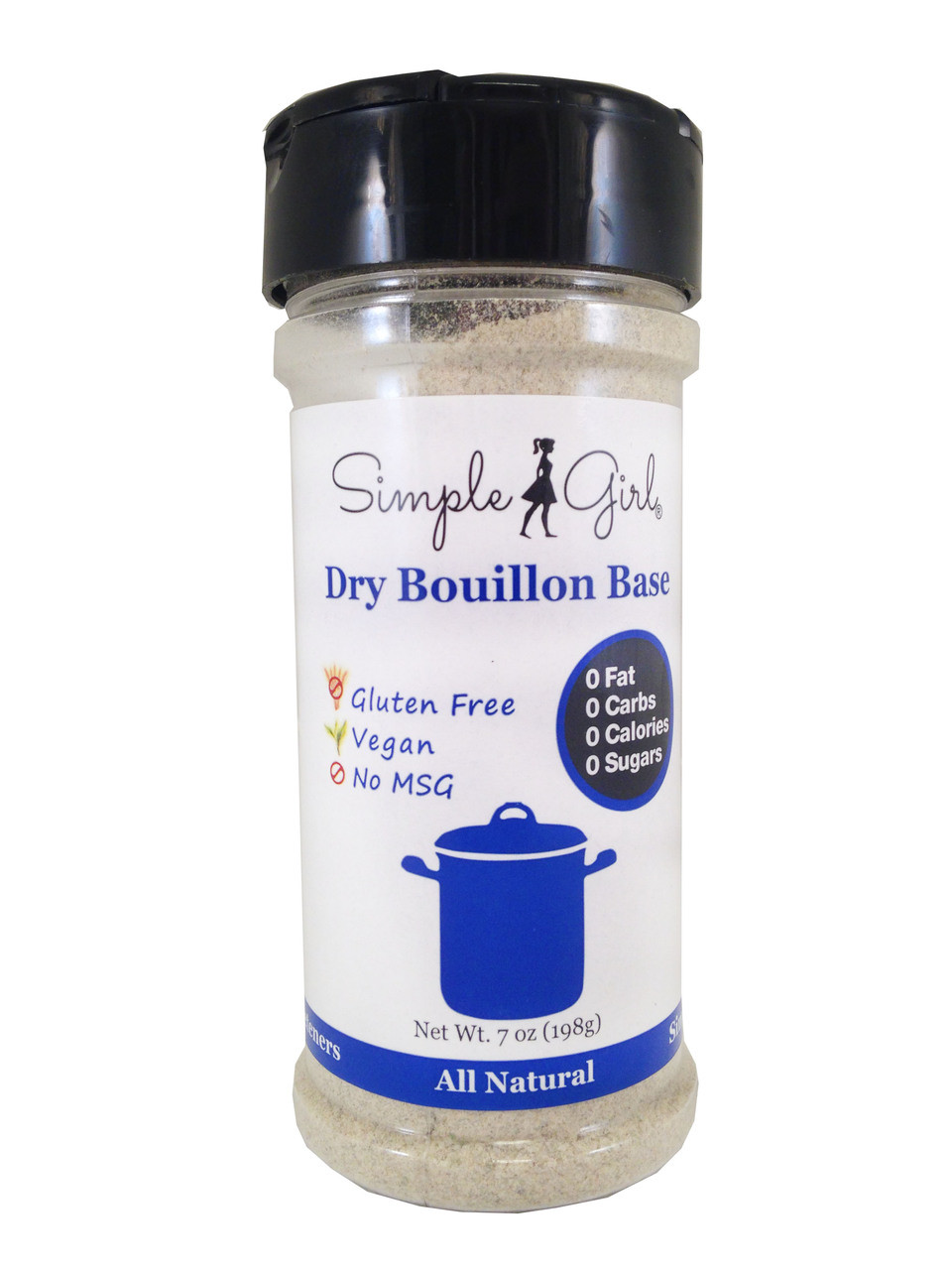 Simple Girl Dry Bouillon Base - All Natural - Sugar Free - No MSG