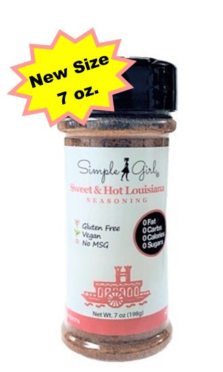 Simple Girl Sweet and Hot Louisiana Seasoning - 7 oz. jar