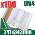 100 x #4 Utility Mailer 241 x 343 mm Tough Bag