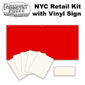 Form NYCRKS — NYC Retail Kit with Vinyl Sign