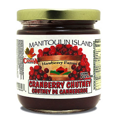 A really nice alternative to plain cranberries for your turkey dinners. Nice with cream cheese. Not overly sweet.