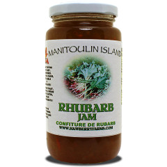 Tart rhubarbs from the garden. An excellent jam on toast, bagels or ice cream.