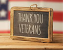 Thank You Veterans 15 percent off military discount