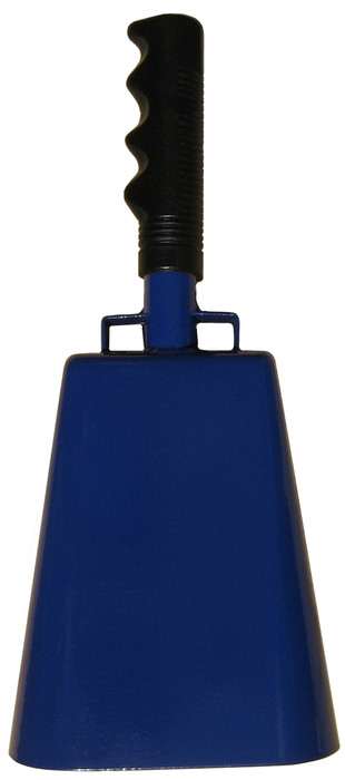 hockey 11-inch royal blue cowbell with handle quality noisemakers football 