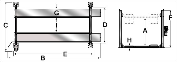 H4D-6000 - PP8 Sliding Jack Tray - Direct Lift