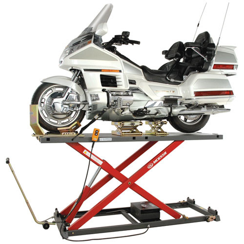 Air on sale motorcycle lift