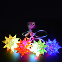 Flashing Jelly Star Necklace