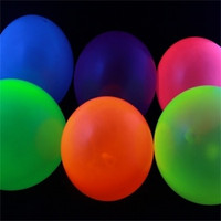 10 UV Neon Balloons