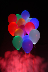 5 Pack LED Balloon Lights - choose your colour