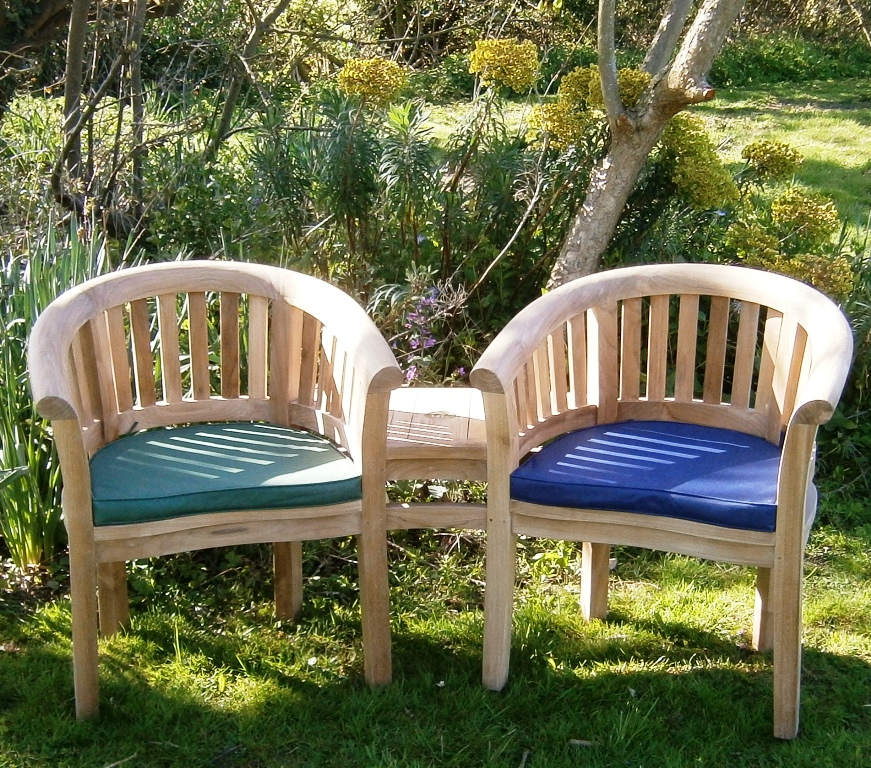 Teak Banana Companion Seat - Chairs and Tables UK - Teak Garden Furniture