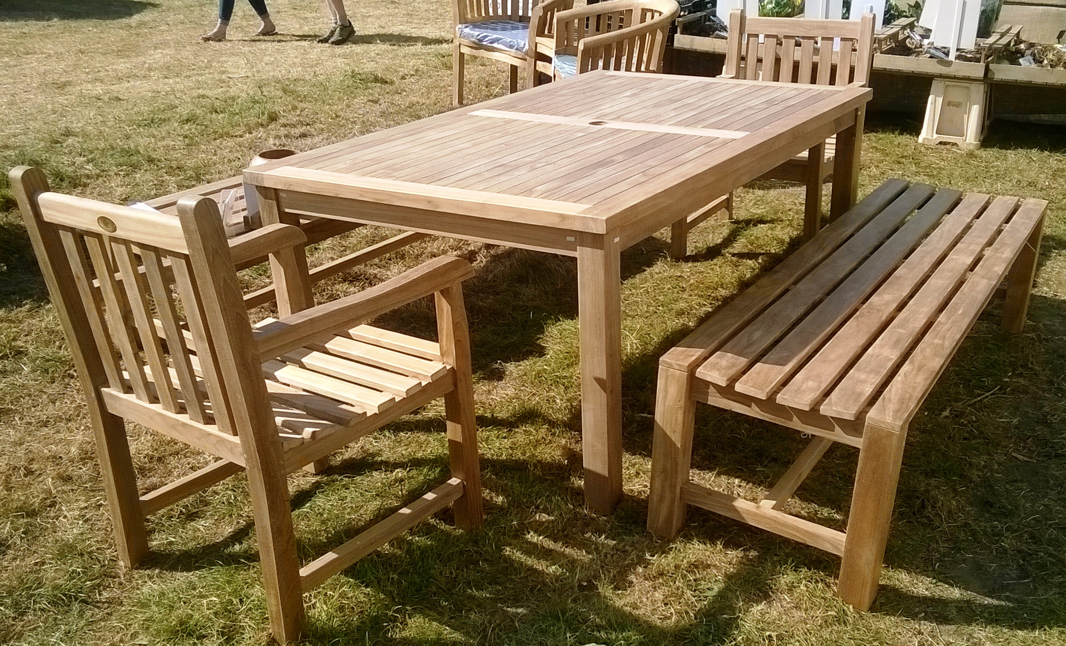 As summer approaches, Chairs and Tables UK Teak Garden Furniture