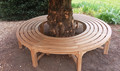 Round Backless Deluxe Tree Bench 220/120cm