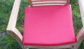 Red Lovina Stacking Chair Cushion