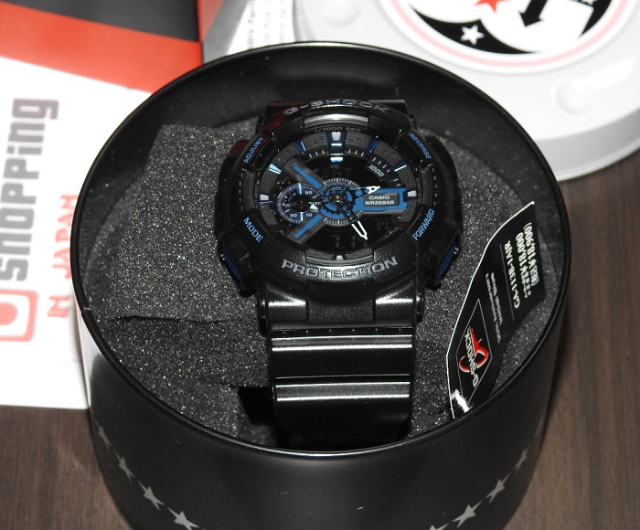 Casio G shock Initial Blue GA 113B 1AJR 30th Anniversary