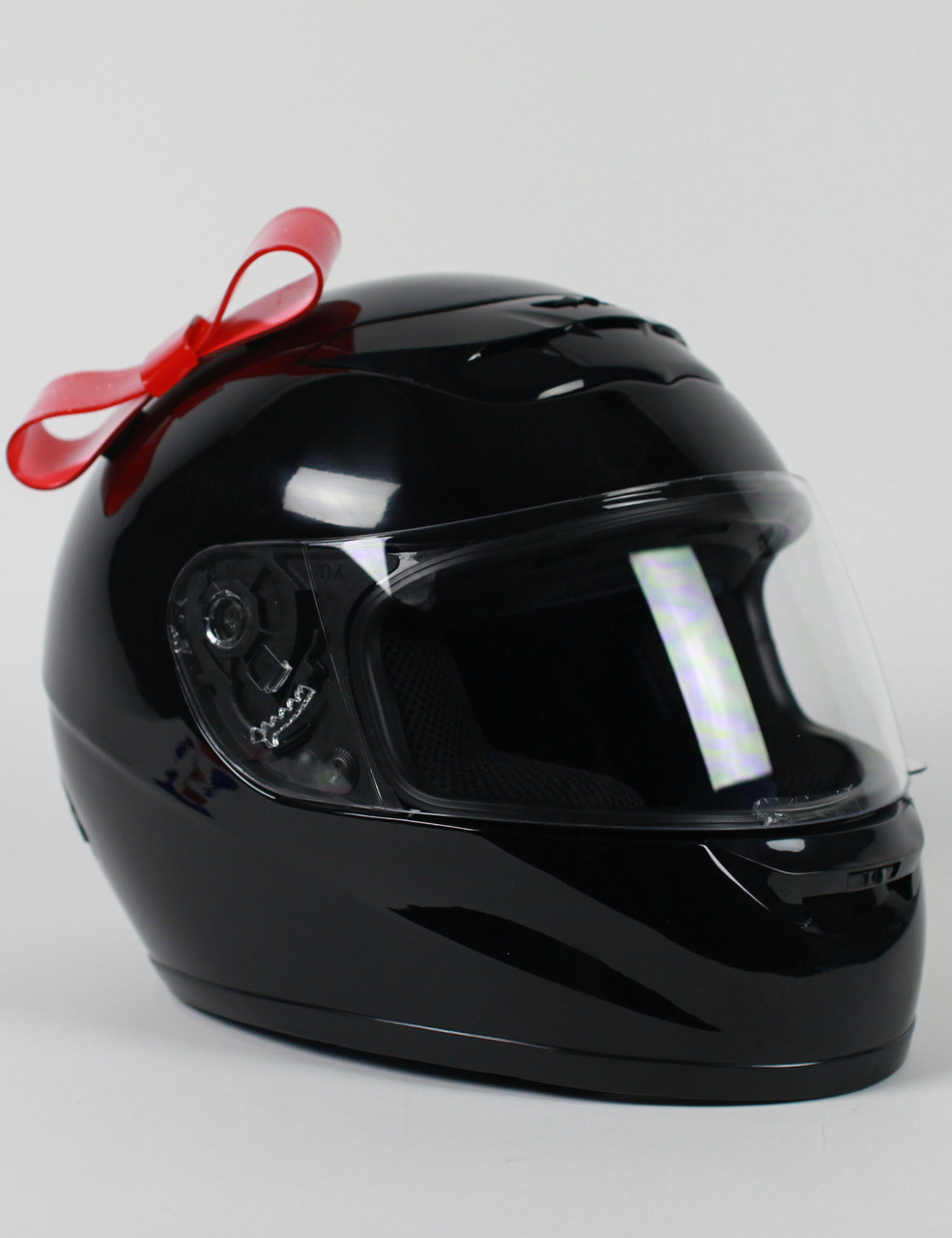 Motorcycle Helmet Bow - Red - Helmets Inc