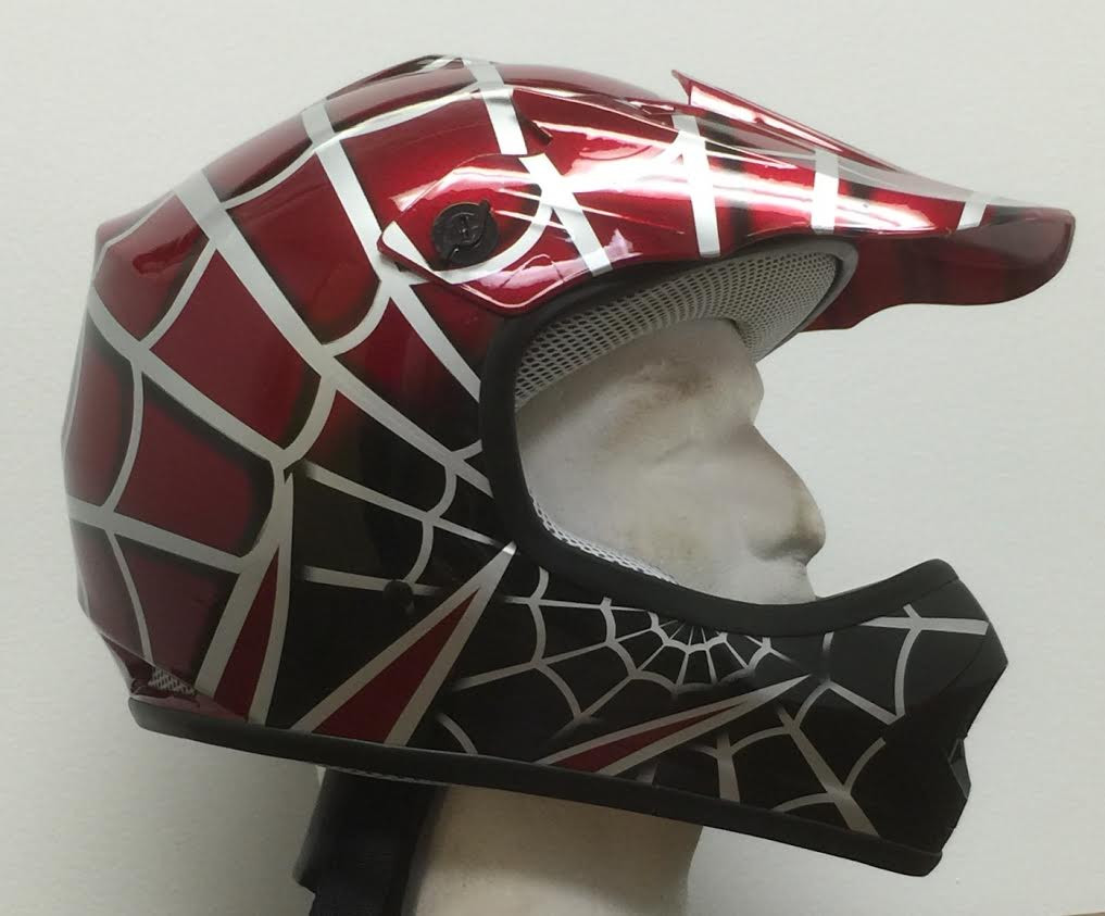 spiderman atv helmet