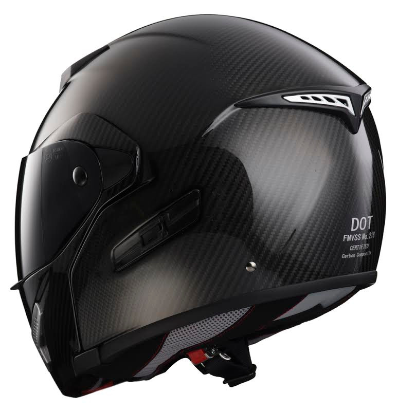 BMF-2 - Modular Full Face Black Motorcycle Helmet ...