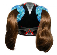 Brown Helmet pigtails.