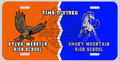 Time Divided SWHS and SMHS License Plate