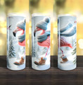 Winter Flamingo Printed 20oz Tumbler with lid
