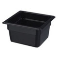 Black Cold Food Pan ( 1/6 - 4")