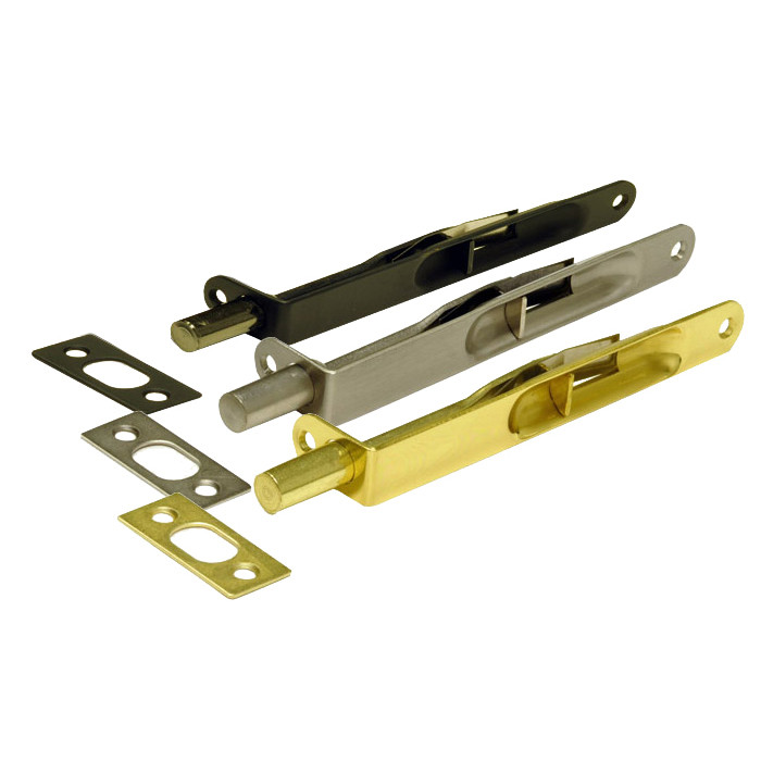 6" Inch Round Corner Flush Bolt by Better Home Products Shop Door