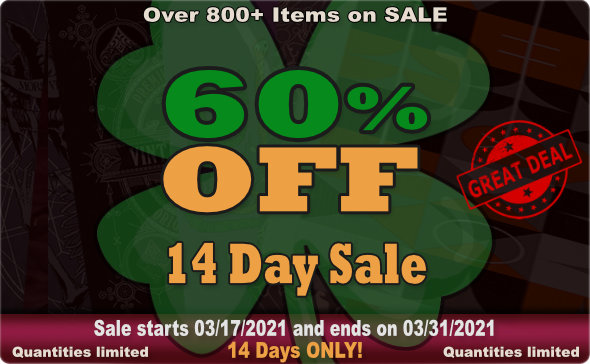 Big Guy's St. Paddy's 14 Day Sale 2021 Big Guy's St. Paddy's 14 Day Sale 2021