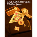 Mini Card Stickers (12 sheets) by Alan Wong- Trick