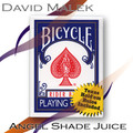 Marked Deck (Blue Bicycle Style, Angel Shade Juice) by David Malek - Trick