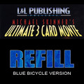 Refill Cards for Ultimate 3 Card Monte (Blue) - Trick