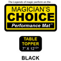 Table Topper Close-Up Mat (BLACK - 7x12.5) by Ronjo - Trick