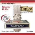 Coins Thru Deck Quarter by Tango - Trick (D0080)
