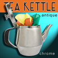 Tea Kettle, Antique - Chrome